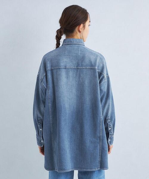 プラージュHealthy denim ヘルシーデニム別注BIGデニムシャツ Plage(プラージュ)の「【Healthy denim/ヘルシーデニム】BLUE
