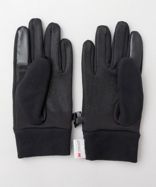 UNIVERSAL OVERALL（ユニバーサルオーバーオール）の「シンサレート フリース ストレッチ タッチパネル対応 グローブ（手袋・メンズ・ブラック・FREE）」の10枚目の写真
