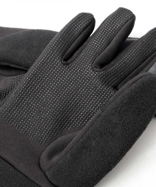 UNIVERSAL OVERALL（ユニバーサルオーバーオール）の「シンサレート フリース ストレッチ タッチパネル対応 グローブ（手袋・メンズ・ブラック・FREE）」の6枚目の写真