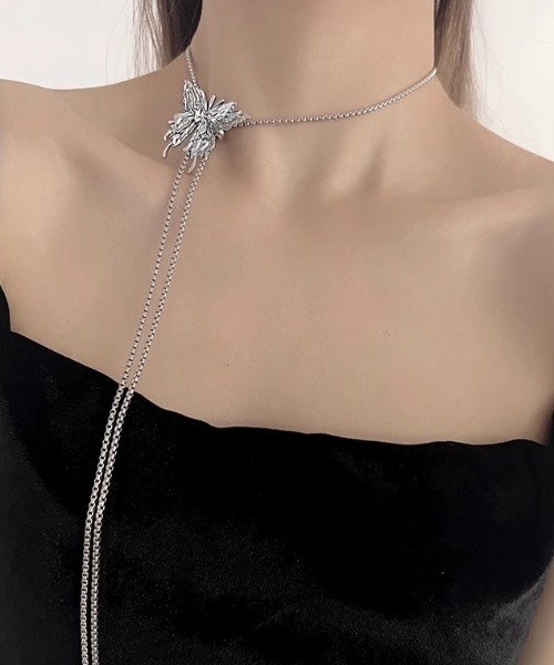 Vipoa（ヴィポア）の「ANTIQUE BUTTERFLY PENDANT NECKLACE（ネックレス・レディース・シルバー・FREE）」の15枚目の写真