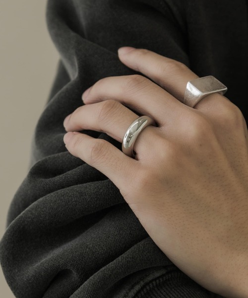 SMELLY（スメリー）の「ワイドシンプルリング（リング・メンズ・シルバー・18）」の10枚目の写真