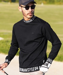 切り替えロゴミニモックネック長袖Tシャツ ロンT カットソー GOLF
