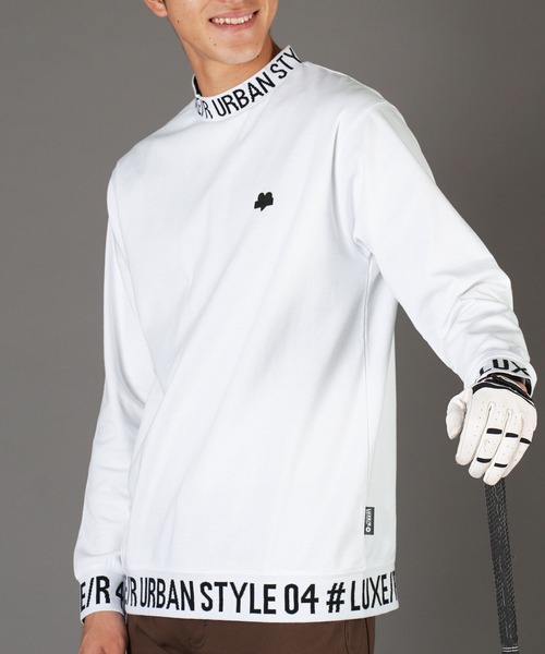 jiggys shop（ジギーズショップ）の「切り替えロゴミニモックネック長袖Tシャツ ロンT カットソー GOLF（Tシャツ/カットソー・メンズ・ホワイト/ブラック/チャコールグレー・MEDIUM/LARGE）」の16枚目の写真
