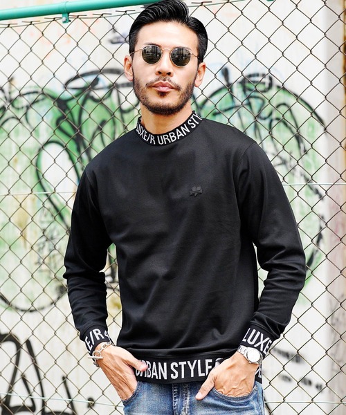 jiggys shop（ジギーズショップ）の「切り替えロゴミニモックネック長袖Tシャツ ロンT カットソー GOLF（Tシャツ/カットソー・メンズ・ホワイト/ブラック/チャコールグレー・MEDIUM/LARGE）」の20枚目の写真