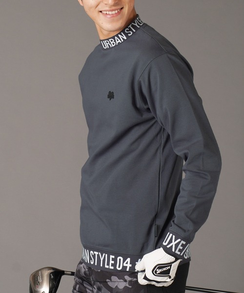 jiggys shop（ジギーズショップ）の「切り替えロゴミニモックネック長袖Tシャツ ロンT カットソー GOLF（Tシャツ/カットソー・メンズ・ホワイト/ブラック/チャコールグレー・MEDIUM/LARGE）」の22枚目の写真