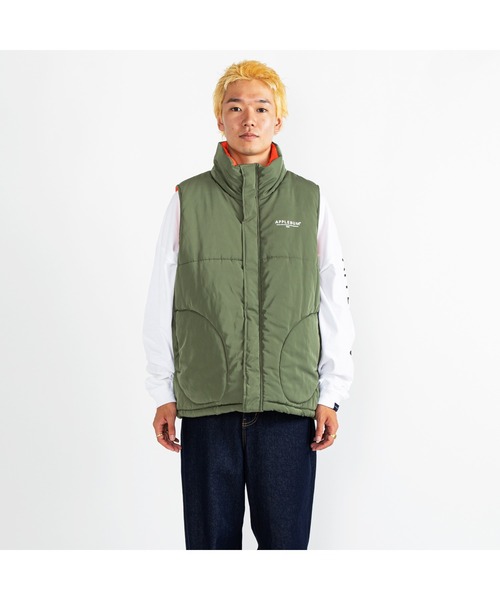 APPLEBUM(アップルバム)の「Military Innercotton Vest(ダウンベスト・メンズ・グレー/オリーブ/ネイビー・MEDIUM/X-LARGE/LARGE)」の13枚目の写真