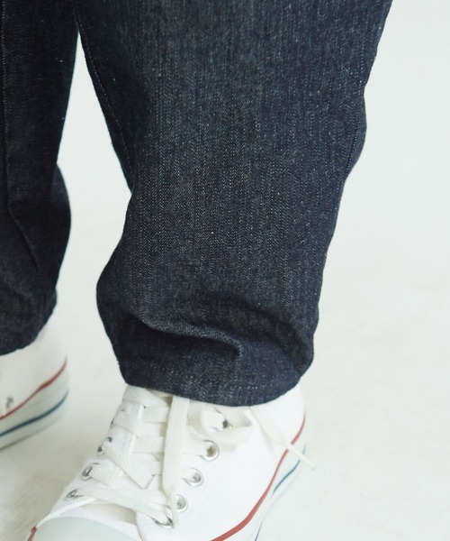 yuni（ユニ　）の「10oz デニム　コクーンパンツ 1701PT003241（デニムパンツ・レディース・インディゴブルー/ブラック・S/M）」の20枚目の写真
