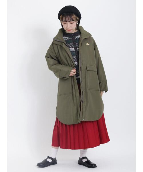 Samansa Mos2（サマンサ モスモス）の「TRプリーツスカート（スカート・レディース・チャコールグレー/ベージュ/レッド/グリーン・F）」の9枚目の写真