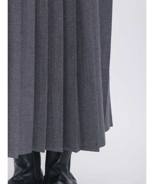 Samansa Mos2（サマンサ モスモス）の「TRプリーツスカート（スカート・レディース・チャコールグレー/ベージュ/レッド/グリーン・F）」の16枚目の写真