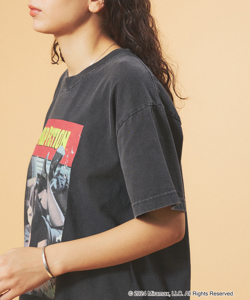 GOOD ROCK SPEED（グッドロックスピード）の「【GOOD ROCK SPEED/グッドロックスピード】PULP FICTION TEE / フォト・ロゴ Tシャツ（Tシャツ/カットソー・メンズ・ブラック系その他2/ブラック系その他/ブラック系その他3/ホワイト・M/L/XL）」の9枚目の写真