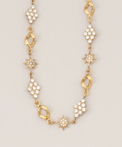 La TOTALITE(ラトータリテ)の「【ADER.bijoux/アデル ビジュー】STAR mix motif necklace(ネックレス・レディース・ゴールド/シルバー・FREE)」の1枚目の写真