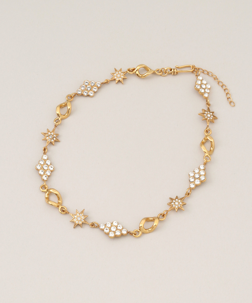 La TOTALITE(ラトータリテ)の「【ADER.bijoux/アデル ビジュー】STAR mix motif necklace(ネックレス・レディース・ゴールド/シルバー・FREE)」の3枚目の写真