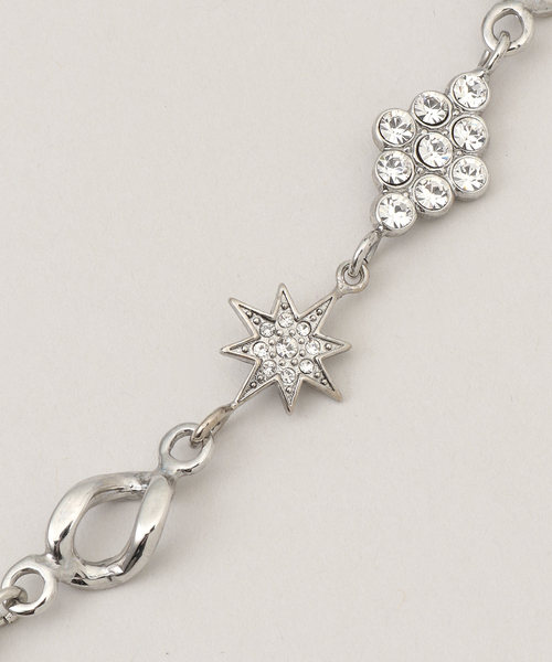 La TOTALITE(ラトータリテ)の「【ADER.bijoux/アデル ビジュー】STAR mix motif necklace(ネックレス・レディース・ゴールド/シルバー・FREE)」の8枚目の写真
