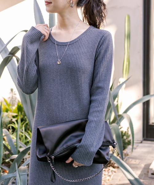 RIVE DROITE（リヴドロワ）の「2サイズ展開/リブニット