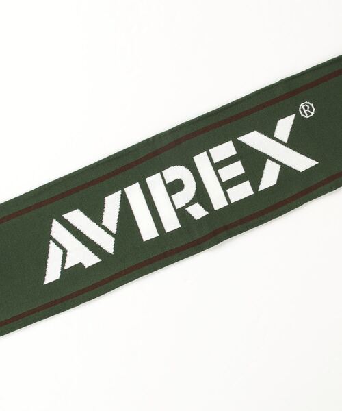 AVIREX(アヴィレックス)の「SOCCER MUFFLER / サッカー マフラー / AVIREX / アヴィレックス(マフラー・メンズ・ネイビー/ダークグリーン系・F)」の3枚目の写真