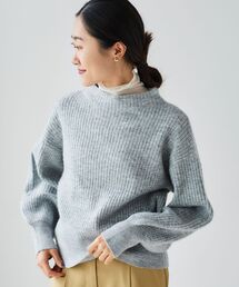 le.coeur blanc | ボトルネックラメリブニット(ニット/セーター)