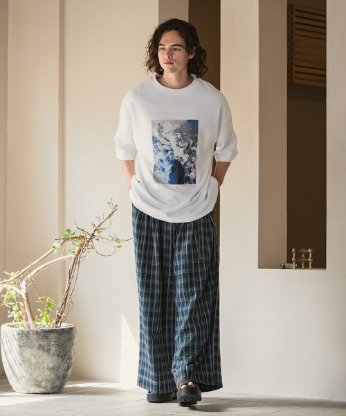 CASPER JOHN（キャスパージョン）の「Belted check denim pants/ベルテッドチェックデニムパンツ（デニムパンツ・メンズ・インディゴブルー/ダークインディゴブルー・SMALL/X-SMALL/LARGE/MEDIUM）」の17枚目の写真