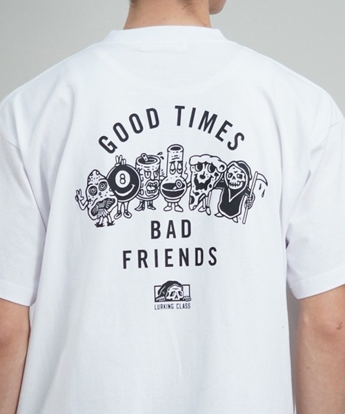 LURKING CLASS（ラーキングクラス）の「【ムラサキスポーツ限定】LURKING CLASS/ラーキングクラス バックプリント オーバーサイズTシャツ ST24STM04（Tシャツ/カットソー・メンズ・ブラック/ホワイト/サンドベージュ・M/L/XL）」の14枚目の写真