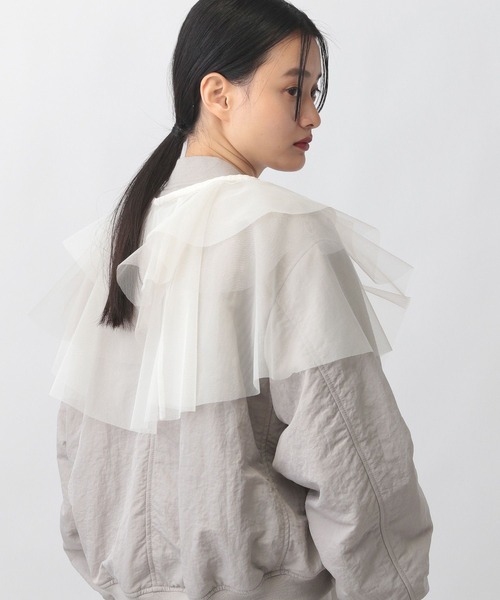 A part by（アパートバイ）の「フリルサッシュ／アソート（付け襟・レディース・ブラック/オフホワイト/アイボリー/ブラック系その他6・FREE）」の11枚目の写真