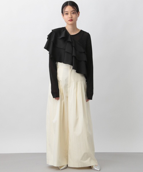 A part by（アパートバイ）の「フリルサッシュ／アソート（付け襟・レディース・ブラック/オフホワイト/アイボリー/ブラック系その他6・FREE）」の15枚目の写真