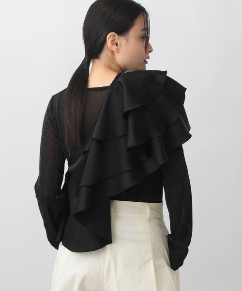 A part by（アパートバイ）の「フリルサッシュ／アソート（付け襟・レディース・ブラック/オフホワイト/アイボリー/ブラック系その他6・FREE）」の19枚目の写真