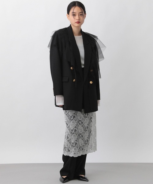 A part by（アパートバイ）の「フリルサッシュ／アソート（付け襟・レディース・ブラック/オフホワイト/アイボリー/ブラック系その他6・FREE）」の12枚目の写真