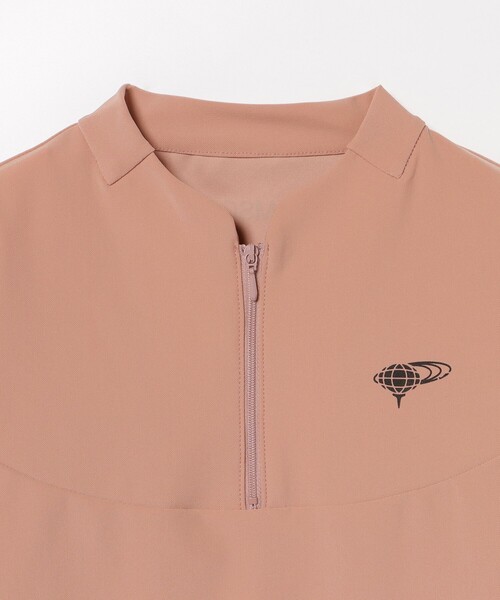 BEAMS GOLF ORANGE LABEL / ハーフジップ モックネックシャツ
