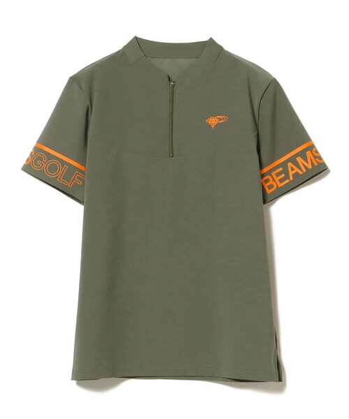 BEAMS GOLF ORANGE LABEL / ハーフジップ モックネックシャツ