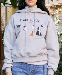 LOWBI | LOWBI／アウトドアーCATフーディー（裏起毛）(パーカー)