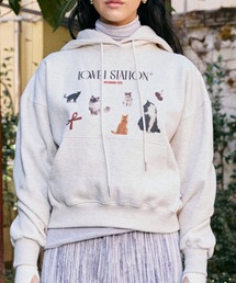 LOWBI | LOWBI／アウトドアーCATフーディー（裏起毛）2102495(パーカー)