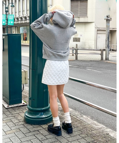 LOWBI（ロウビ）の「LOWBI／アウトドアーCATフーディー（裏起毛