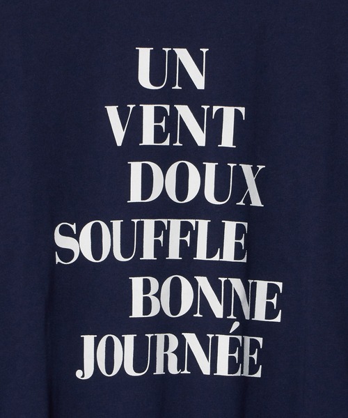 ROPE' PICNIC(ロペピクニック)の「オーバーサイズロゴロンT/リンクコーデ(Tシャツ/カットソー・レディース・オフホワイト/ネイビー/ピンク/キナリ・38)」の14枚目の写真