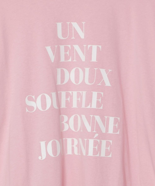 ROPE' PICNIC(ロペピクニック)の「オーバーサイズロゴロンT/リンクコーデ(Tシャツ/カットソー・レディース・オフホワイト/ネイビー/ピンク/キナリ・38)」の17枚目の写真