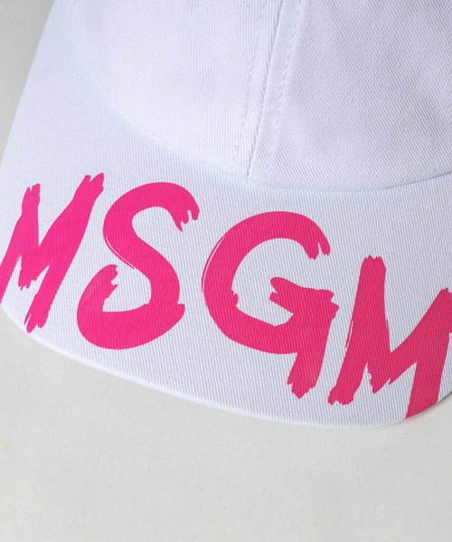 MSGM（エムエスジーエム）の「MSGM(エムエスジーエム)Kids & Junior ブランドロゴキャップ（キャップ・キッズ・ブラック/ホワイト・ONE SIZE）」の10枚目の写真