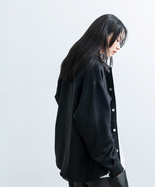 JUNRED（ジュンレッド）の「ツイードレトロカラーブルゾン（ブルゾン・メンズ・ホワイト/ブラック・L/M/S）」の19枚目の写真