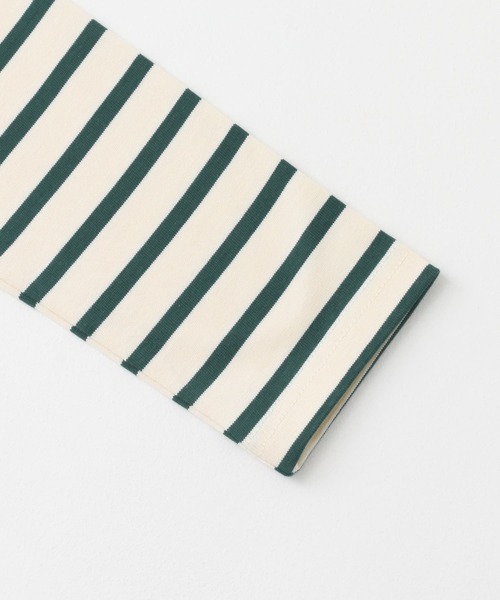 FORK&SPOON(フォークアンドスプーン)の「FORK&SPOON ボートネックボーダー(Tシャツ/カットソー・レディース・ベージュ系その他/ホワイト系その他/ブルー系その他/グリーン系その他・2/1)」の8枚目の写真