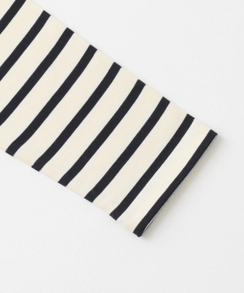 FORK&SPOON(フォークアンドスプーン)の「FORK&SPOON ボートネックボーダー(Tシャツ/カットソー・レディース・ベージュ系その他/ホワイト系その他/ブルー系その他/グリーン系その他・2/1)」の7枚目の写真