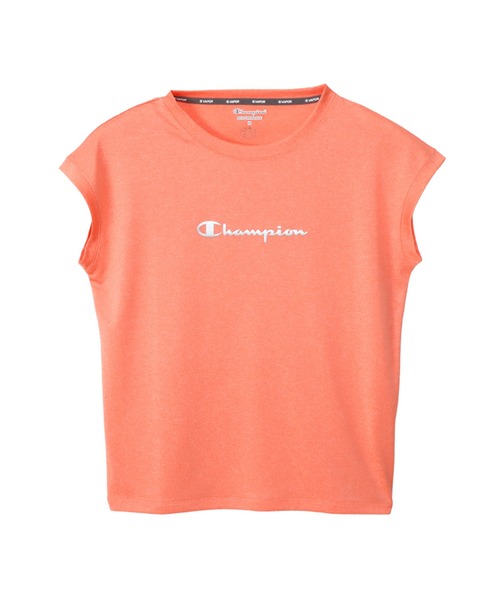 Champion(チャンピオン)の「【Champion/チャンピオン】レディース スポーツ スリーブレスTシャツ(Tシャツ/カットソー・レディース・ブラック/ホワイト/グリーン/オレンジ・MEDIUM/LARGE)」の4枚目の写真