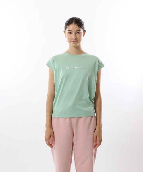 Champion(チャンピオン)の「【Champion/チャンピオン】レディース スポーツ スリーブレスTシャツ(Tシャツ/カットソー・レディース・ブラック/ホワイト/グリーン/オレンジ・MEDIUM/LARGE)」の15枚目の写真