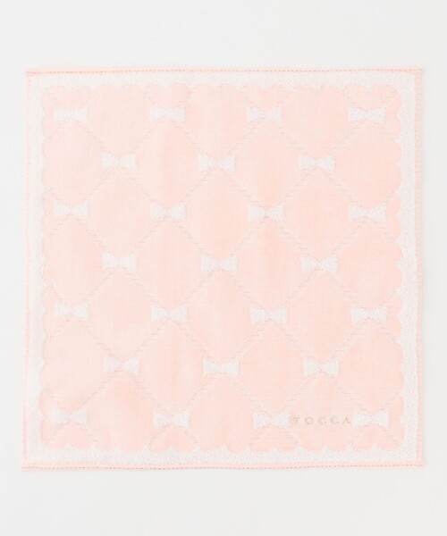 TOCCA（トッカ）の「CLOUDY RIBBON TOWELCHIEF タオルハンカチ（ハンカチ/ハンドタオル・レディース・ライトグレー系/スカイブルー系/ピンク系・F）」の3枚目の写真