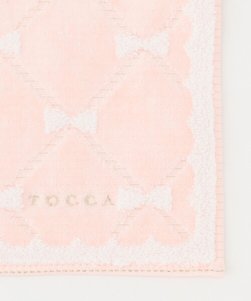 TOCCA（トッカ）の「CLOUDY RIBBON TOWELCHIEF タオルハンカチ（ハンカチ/ハンドタオル・レディース・ライトグレー系/スカイブルー系/ピンク系・F）」の4枚目の写真