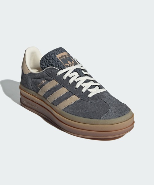 adidas(アディダス)の「ガゼル ボールド / Gazelle Bold / アディダスオリジナルス adidas Originals(スニーカー・レディース・グレー/ピンク・25.5cm/25.0cm/24.5cm/24.0cm/23.5cm/23.0cm/22.0cm/26.5cm/26.0cm/22.5cm/27.0cm/27.5cm/28.0cm)」の5枚目の写真
