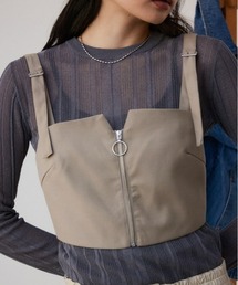 ジップビスチェ