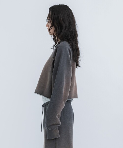 STUDIOUS(ステュディオス)の「【STUDIOUS/ステュディオス】ヴィンテージスウェットプルオーバー(スウェット・レディース・ダークグレー・FREE)」の4枚目の写真