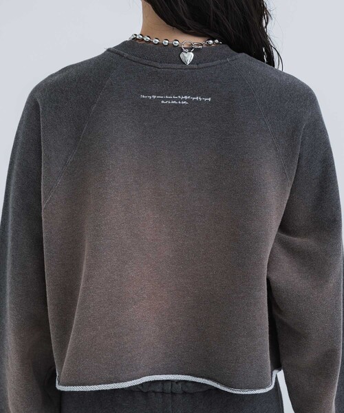 STUDIOUS(ステュディオス)の「【STUDIOUS/ステュディオス】ヴィンテージスウェットプルオーバー(スウェット・レディース・ダークグレー・FREE)」の8枚目の写真