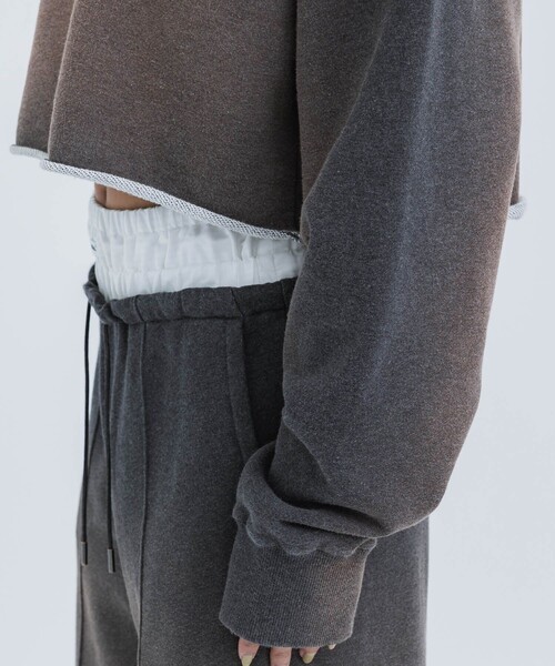 STUDIOUS(ステュディオス)の「【STUDIOUS/ステュディオス】ヴィンテージスウェットプルオーバー(スウェット・レディース・ダークグレー・FREE)」の9枚目の写真