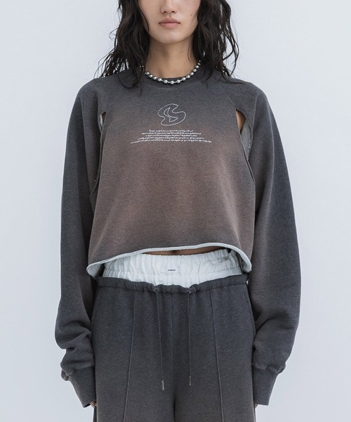 STUDIOUS(ステュディオス)の「【STUDIOUS/ステュディオス】ヴィンテージスウェットプルオーバー(スウェット・レディース・ダークグレー・FREE)」の16枚目の写真