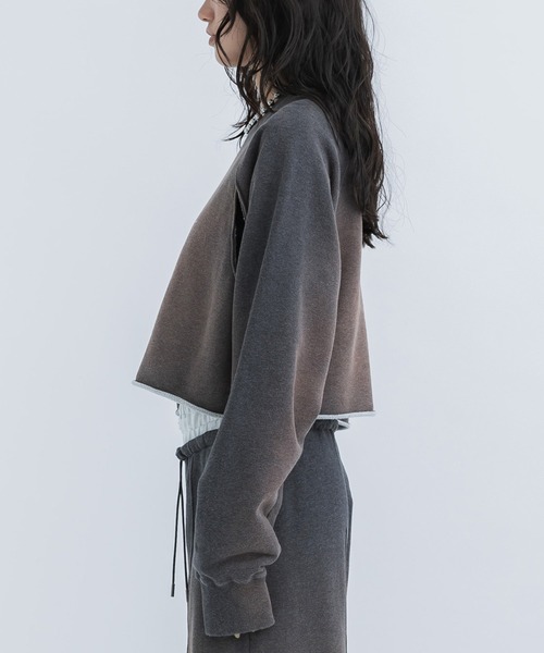 STUDIOUS(ステュディオス)の「【STUDIOUS/ステュディオス】ヴィンテージスウェットプルオーバー(スウェット・レディース・ダークグレー・FREE)」の17枚目の写真