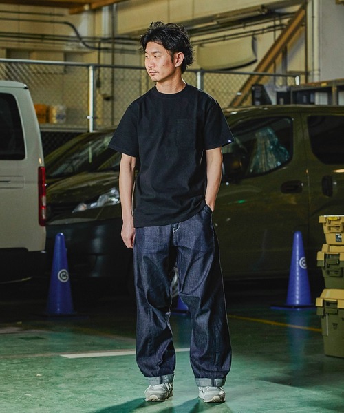 GORDON MILLER(ゴードンミラー)の「GORDON MILLER(ゴードンミラー) 無地ポケットTee 002(Tシャツ/カットソー・メンズ・ブラック/ホワイト・M/L/XL)」の6枚目の写真