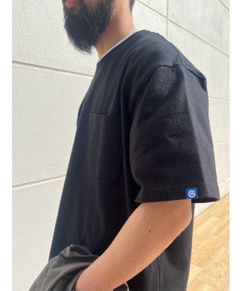 GORDON MILLER(ゴードンミラー)の「GORDON MILLER(ゴードンミラー) 無地ポケットTee 002(Tシャツ/カットソー・メンズ・ブラック/ホワイト・M/L/XL)」の14枚目の写真